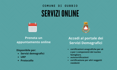 Servizi Online del Comune di Gubbio